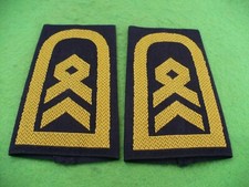 Bundeswehr Rangabzeichen Dienstgrad Stabsbootsmann Gold/Blau Marine Schlaufen