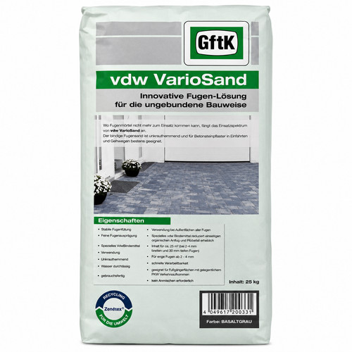 Vdw variosand 25kg fugensand - vdw,