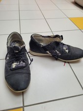 Think, Schuhe, Gr. 37, Schwarz mit Muster