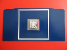 *Silberbriefmarke (925) Franklin Mint *Hamburg 9 Schillinge 1859 (Ki.3)