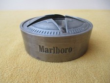 Malboro Windaschenbecher Vintage Texas Lone Star Edelstahl