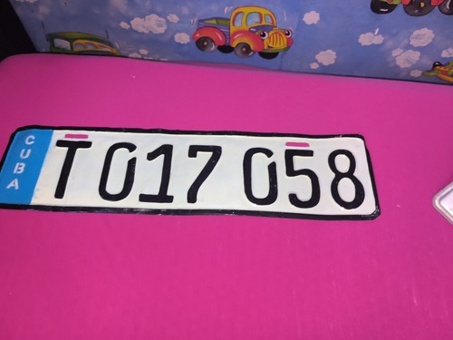 Kuba licence plate kennzeichen - licence,