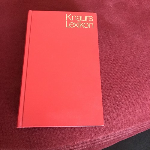 Knaurs lexikon band - lexikon,
