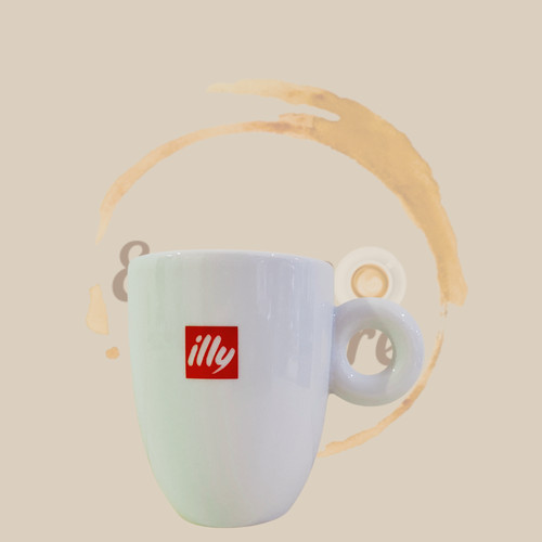 Illy original logo lattetasse - illy,