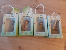 4 x GOEBEL Nina & Marco "Viel Glück" Glücksbringer Figuren in Geschenktüte