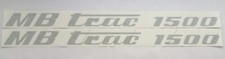 MB-trac 1500 Motorhaubenaufkleber rechts und links