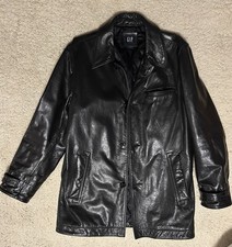  GAP Leder Mantel Herren L