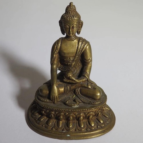 Buddha figur messing statue - messing,