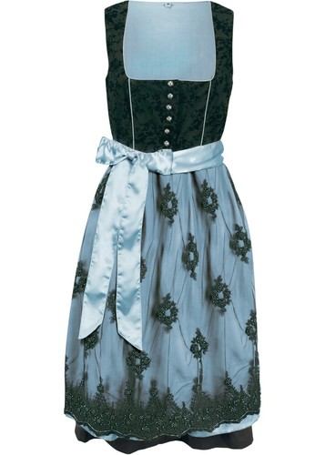 Knielanges dirndl mit perlen - dirndl,