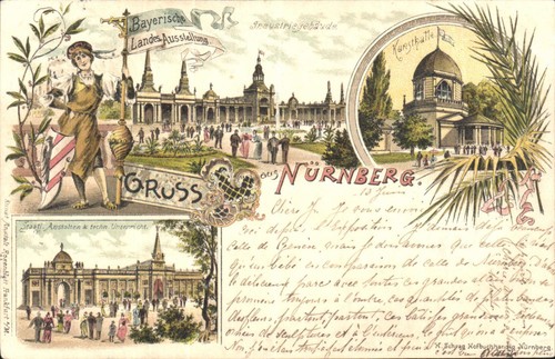 Litho gruss aus - -,