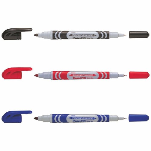 Pentel permanentmarker twin - pentel,