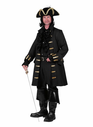 Herren piratenjacke schwarze - -,