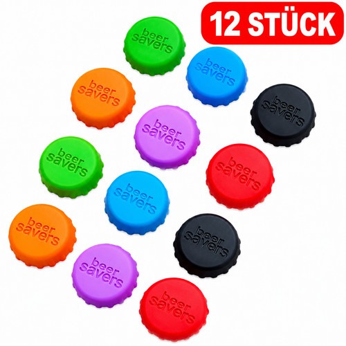 12er set silikon - 12er, silikon-kronkorken
