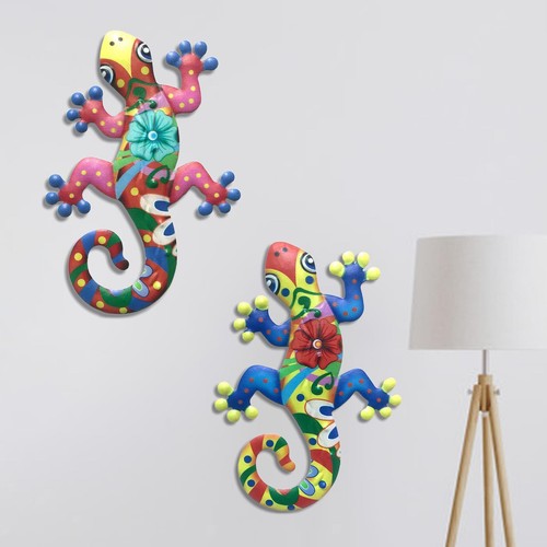 Gecko metall wand - gecko,