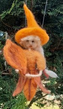 Herbstfee elfe gefilzt - elfe,