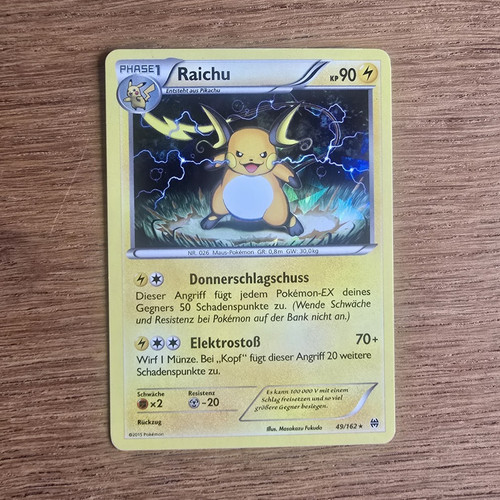 Pokémon tcg raichu holo - pokémon,