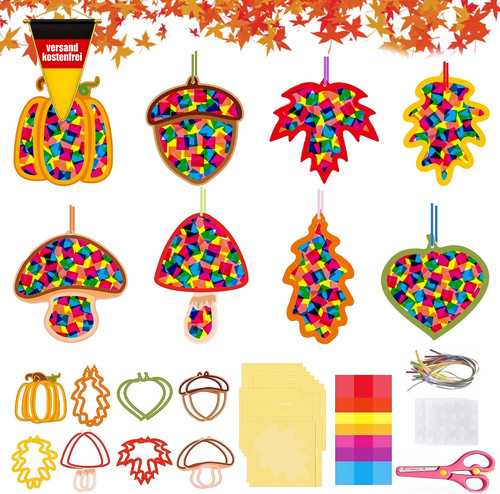 Herbstdeko basteln mit - herbstdeko,