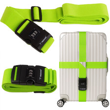 Kofferband Koffergurt Gepäckband Kofferriemen mit Zahlenschloss