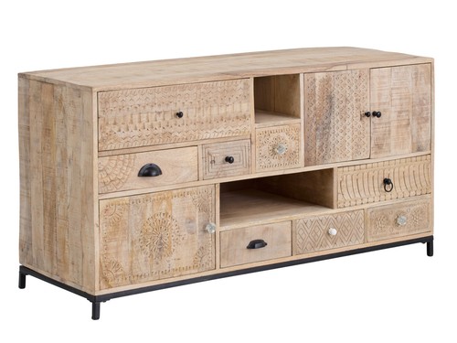 Waschtisch laos massiv - massiv, holz