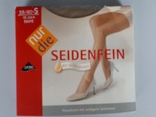 Nur die Seidenfein Strumpfhose Gr 44/48 Hauchdünn 15 DEN sehr elegant feminin