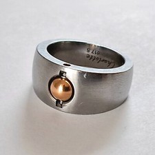 ♥♥   Charlotte 21 -  polierte Silber Kugel / 18kt roségoldplattiert   ♥♥