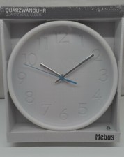 Wanduhr MEBUS Quarz Uhr analog