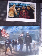 2 Original Autogramme Vinnie Paul mit Pantera & HELLYEAH Band Komplett!        