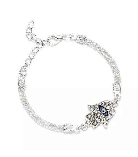 Nazar armband silber auge - silber,