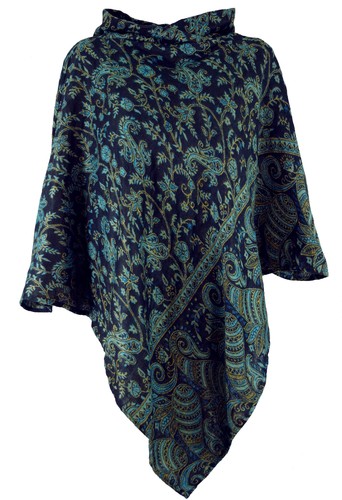 Poncho mit kapuze goa - kapuze,,