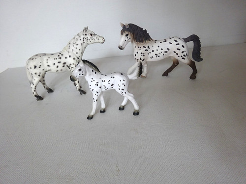 Schleich knabstrupper familie - knabstrupper,