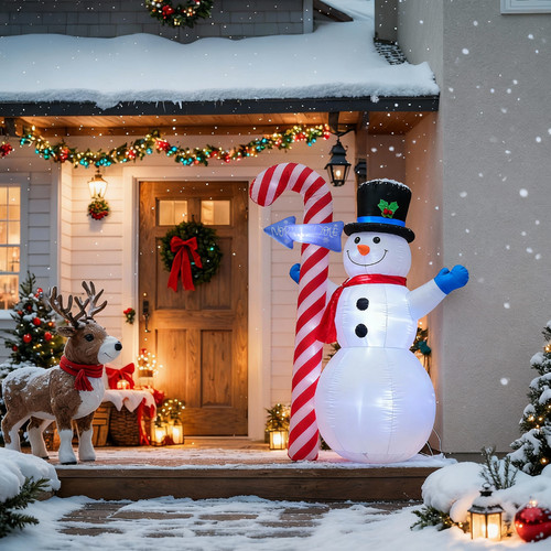 270cm aufblasbarer schneemann - 270cm,