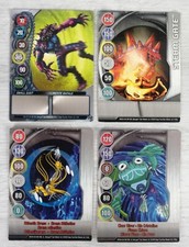 BAKUGAN SPIN MASTER 2009 - LOT 4 KARTEN - 9,5X7 CM