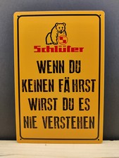 Schlüter Bär Blechschild