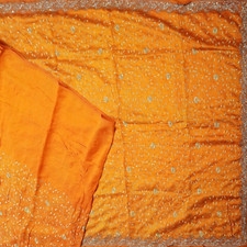 Vintage Orange Sarees 100%