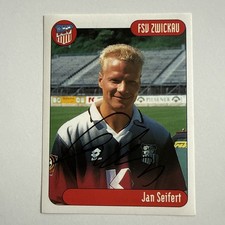 DS Fussball 1996/97 2.BL #113 Jan Seifert/FSV Zwickau signiert