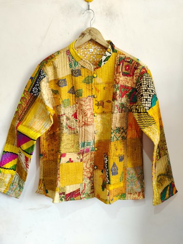 Böhmisch kantha kimono mantel - kimono,