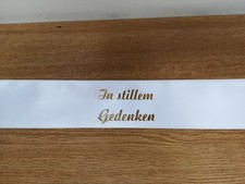 Kranzschleife spruchband - kranzschleife,