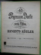 Vierzig progressive Duette op. 55 für 2 Flöten. H.1 | Ernesto Köhler | Broschüre