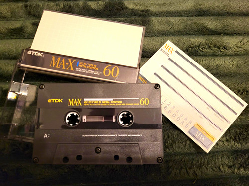 Tdk x60 audio kassette - tdk, typ