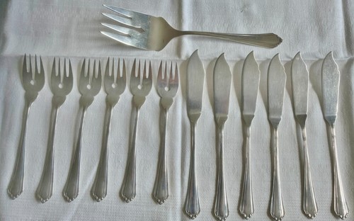 Elegantes fischbesteck 6 - fischbesteck,,