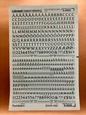 LETRASET  4825 TITUS MEDIUM