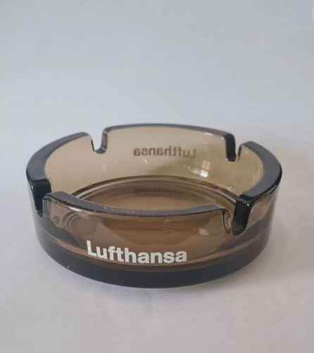 Aschenbecher glas lufthansa - aschenbecher,