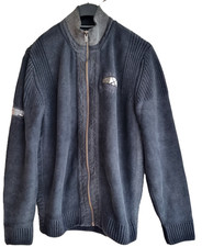 Strickjacke mit Stehkragen von