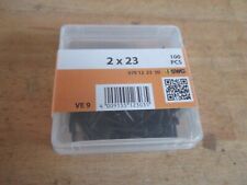Wandnägel Stahlnägel 2x23mm 100Stück Aktion ContNr.73 Reste
