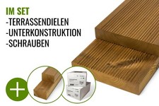 Terrassendielen Kiefer Thermo