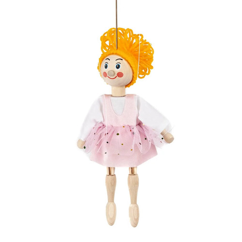 Ballerina 20cm holz - ballerina, holz-marionette