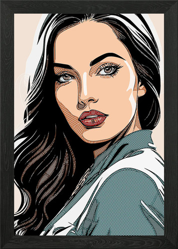 Pop art frau - pop, portrait