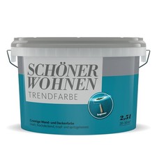 SCHÖNER WOHNEN Trendfarbe Wandfarbe Deckenfarbe lagune 2,5 l