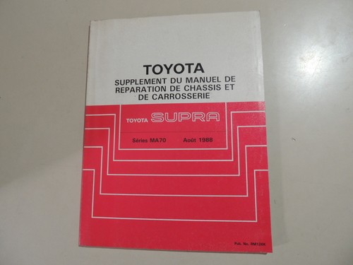 1988 supplement manuel - supplement, de