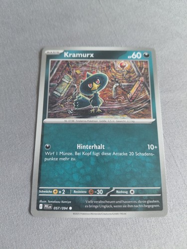 Pokémon karte kramurx - pokémon,